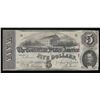 Image 1 : 1863 $5 The Confederate States of America Note