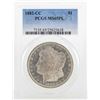 Image 1 : 1882-CC $1 Morgan Silver Dollar Coin PCGS MS65PL