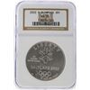 Image 1 : 2002-P $1 Salt Lake Olympics Silver Coin NGC MS70