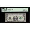 Image 1 : 1993 $1 Federal Reserve Note Courtesy Autograph PCGS XF 45PPQ