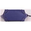 Image 9 : Authentic Celine Mini Luggage Bag Indigo Blue Pebbled Leather