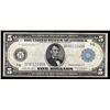 Image 1 : 1914 $5 Large Size Federal Reserve Note