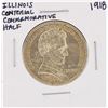 Image 1 : 1918 Illinois Centennial Commemorative Half Dollar Coin