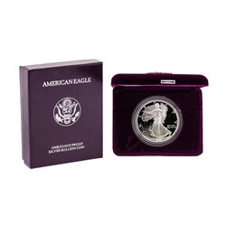 1990 1oz American Silver Eagle Proof Coin with Box