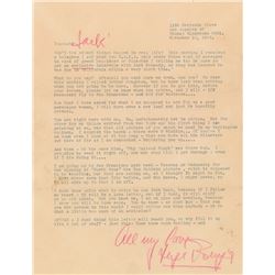 Inga Arvad Letter to John F. Kennedy