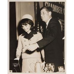 John and Jacqueline Kennedy Photograph