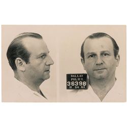 Jack Ruby Original Mug Shot Photograph