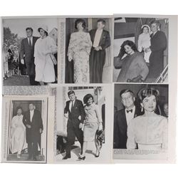 Collection (15) JFK and Jackie Wire Service Photos