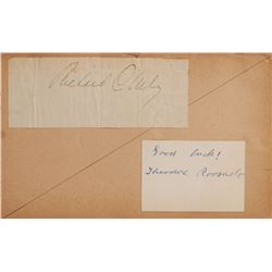 Theodore Roosevelt and Grover Cleveland