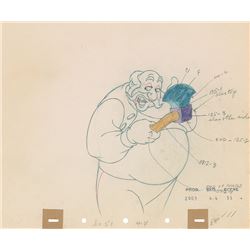 Stromboli production drawing from Pinocchio