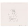 Image 2 : Wonder Woman production cel and drawing from Super Friends