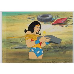 Wonder Woman production cel from Super Friends