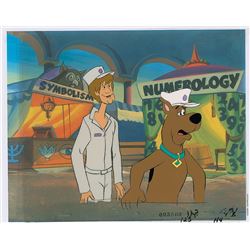 Scooby and Shaggy production cel from The 13 Ghosts of Scooby-Doo