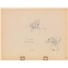 Image 1 : Mickey and Minnie Mouse production drawing from Ye Olden Days