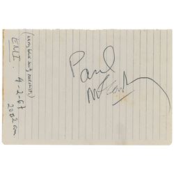 Paul McCartney Signature