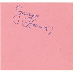 George Harrison Signature