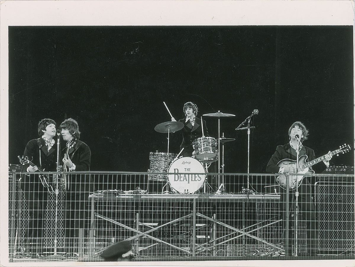 Beatles at Candlestick Park 1966 Photograph