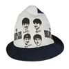 Image 2 : Beatles Set of Four Canvas Beach Hats