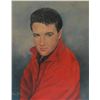 Image 1 : Elvis Presley Oversized Signed Artist Print Portrait
