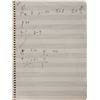 Image 8 : Miles Davis’s Personal Notebook With Extensive Musical Compositions, Drawings, and Notes