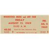 Image 2 : Woodstock Set of (6) Tickets
