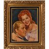 Image 1 : Lawrence Williams Original Painting of Jeanette MacDonald and Nelson Eddy