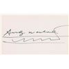 Image 1 : Andy Warhol Signature