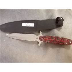 NEW DAGGER WITH SHEATH - 5" 440 STEEL