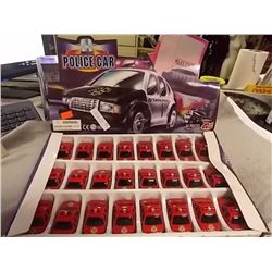 NEW DIE CAST POLICE CARS -  24 IN CASE