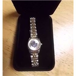 WATCH - NEW TORONTO MAPLE LEAF WRIST WATCH - 2-TONE - WORKING