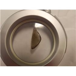 POLISHED FREE FORM SMOKY QUARTZ GEM STONE - 1.8GMS - CONTAINER NOT INCLUDED