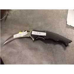 KNIFE - FOLDING - CURVED BLADE - XY-74021BK