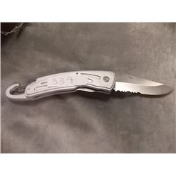 KNIFE - FOLDING - FIGHTER PLUS - WITH LOOP CATCH STAINLESS STEEL