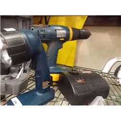 RYOBI CORDLESS DRILL & LITE - +BATTERY & CHARGER