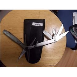 NEW MULTI TOOL WITH SHEATH - DRIVER BITS TOO