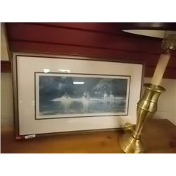 FRAMED LIMITED EDITION PRINT - TRAILS OF LIGHT - CAROL EVANS - APPROX. RETAIL $500