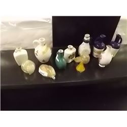 SMALL VINTAGE BOTTLES - 11 PC