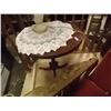 Image 1 : VINTAGE ROUND SIDE TABLE - TILT TOP