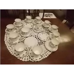 TEA CUPS AND CHINA - 27PC
