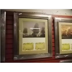 FRAMED PRINT - VINTAGE DESIGN TALL SHIP - CALENDAR