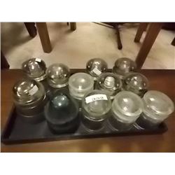 VINTAGE GLASS INSULATORS