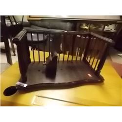 MAHOGANY BOOK HOLDER