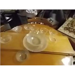 GLASS SALAD BOWL SET - 10 PC