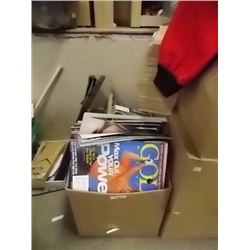 BOX - GOLF BOOKS, MAGAZINES