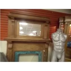 FIRE PLACE MANTLE WITH MIRROR
