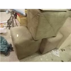 UPHOLSTERED FOOT STOOL -  3 TTL