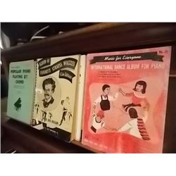 ASSORTED MUSIC SHEETS AND BOOKS