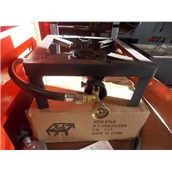NEW GAS BURNER FOR OUT DOOR USE - 11"TALL  X  15" SQR - 700001SGB