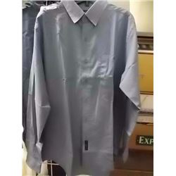 SHIRT WITH POCKET - BLUE WITH BUTTONS - L