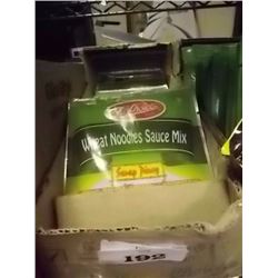 CASE OF CHOP SUEY MIX - WHEAT NOODLE SAUCE EACH CASE CONTAINS 24 X 50 GRAM PACKAGES.  RETAIL APPROX.